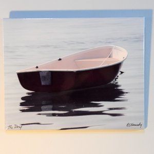 Red Dory on tile, photograpic art from Robert Kennedy Studios, Hyannis